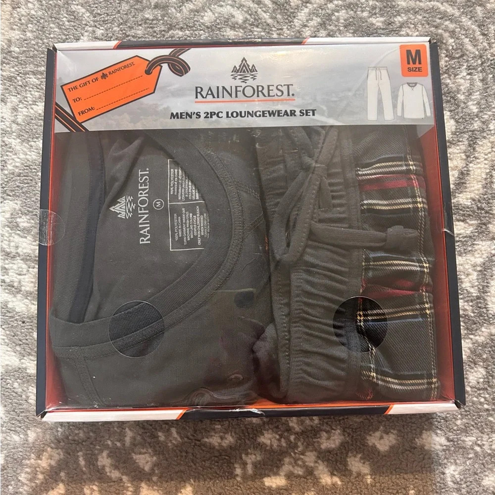 Rainforest Men PJ Set Size Medium NIB